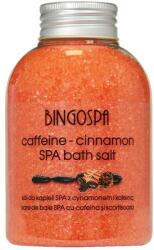 BINGOSPA Sare de baie anticelulită cu extract de scorțisoară și cofeină - BingoSpa 600 g