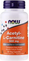 NOW Supliment alimentar Acetil L carnitina, 500 mg - Now Foods Acetyl-L Carnitine 50 buc