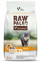 VetExpert Raw Paleo Adult Cat Turkey&Chicken 2 kg Hrana uscata pentru pisici