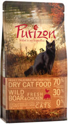 Purizon 2x400g Purizon száraz macskatáp vegyes próbacsomagban-Csirke & hal + vaddisznó & csirke