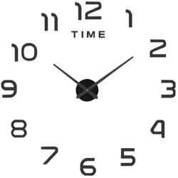 Ceas de perete, negru, efect 3D, 1xAA, 60-130cm, Ruhhy (00019928-IS) - mercaton