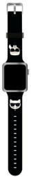 Karl Lagerfeld Apple Watch 42/44mm Karl Lagerfeld Choupette Heads szilikon szíj KLAWLSLCKK fekete (KLAWLSLCKK)