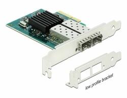 Delock PCI Express x4 kártya - 2 x SFP bővítőhely Gigabit LAN (90480)