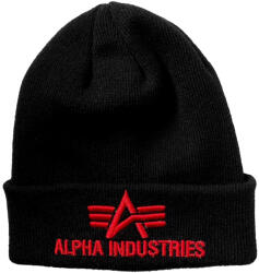 Alpha Industries 3D Beanie - black/red