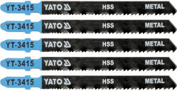 YATO Dekopírfűrészlap fémre T-befogás 24-10TPI 100/1, 0 mm HSS (5 db/cs) (YT-3415)