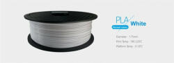 3D FILAMENT 1, 75mm PLA Fehér /1kg-os tekercs/ (3DFILAMENT175WH) - alphaprint