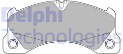 DELPHI set placute frana, frana disc DELPHI LP3593 (LP3593)