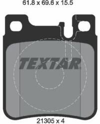 TEXTAR set placute frana, frana disc TEXTAR Q+ 2130501 (2130501)