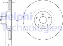 DELPHI Disc frana DELPHI BG9231C (BG9231C) - automobilus