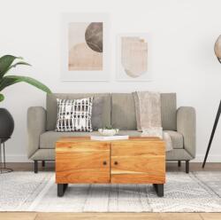 vidaXL Măsuță de cafea, 80x50x40 cm, lemn masiv acacia/lemn prelucrat (350637) Masa de cafea