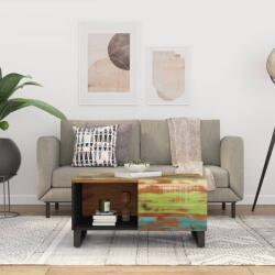 vidaXL Măsuță de cafea, 80x50x40 cm lemn masiv reciclat/lemn prelucrat (350634) Masa de cafea