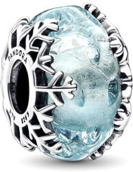 Pandora Moments Kék hópehely muranói Ezüst Charm - 792377C00 (792377C00)