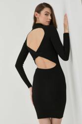 GUESS ruha fekete, mini, testhezálló - fekete M - answear - 37 990 Ft