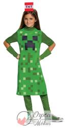 Minecraft: Creeper classic girl jelmez, M: 7-8 év