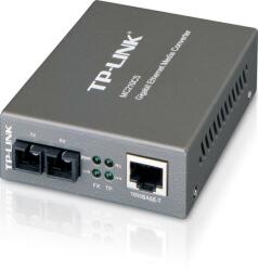 TP-LINK Switch media convertor TP-Link, 2 porturi (1x1000Mbps SC, 1x10/100/1000 Mbps (RJ-45)), 1000Base-T to 1000Base-LX/LH (SC), Single-Mode, 15Km, montabil in sasiu (MC210CS) - n-shop