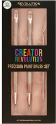 Makeup Revolution Set pensule pentru ochi - Makeup Revolution Precision Paint Eye Brush Set