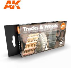 AK Interactive TRACKS & WHEELS festék szett AK11672