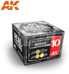 AK Interactive - REAL COLORS BRITISH CAUNTER SCHEME SET - festékszett RCS010