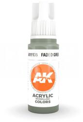 AK Interactive AK-Interactive - Acrylics 3rd generation Faded Green 17ml - akrilfesték AK11135