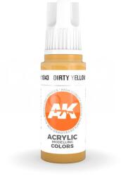 AK Interactive AK-Interactive - Acrylics 3rd generation Dirty Yellow 17ml - akrilfesték AK11043
