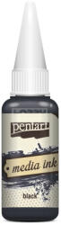 Pentacolor Kft Pentart Média tinta fekete 20 ml 21048