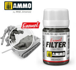 AMMO By Mig Jimenez AMMO By Mig - GREY FOR WHITE FILTER - Filterező folyadék makettezőknek 35ml - AMIG1501