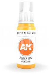 AK Interactive AK-Interactive - Acrylics 3rd generation Clear Yellow 17ml - akrilfesték AK11217
