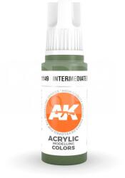 AK Interactive AK-Interactive - Acrylics 3rd generation Intermediate Green 17ml - akrilfesték AK11149