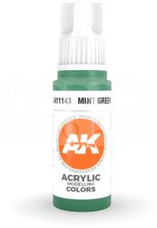 AK Interactive AK-Interactive - Acrylics 3rd generation Mint Green 17ml - akrilfesték AK11143