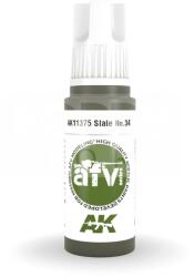 AK Interactive AK-Interactive - Acrylics 3rd generation Slate No. 34 - akrilfesték AK11375