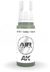 AK Interactive AK-Interactive Acrylics 3rd generation RAF Cockpit Grey-Green AIR SERIES akrilfesték AK11847