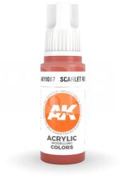 AK Interactive AK-Interactive - Acrylics 3rd generation Scarlet Red 17ml - akrilfesték AK11087