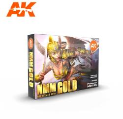 AK Interactive NMM (NON METALLIC METAL) GOLD festék szett AK11606