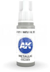 AK Interactive AK-Interactive - Acrylics 3rd generation Natural Steel 17ml - akrilfesték AK11210