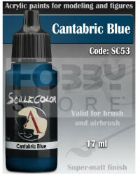 SCALE75 - SCALECOLOR Range - CANTABRIC BLUE akrilfesték 17ml SC-53