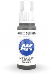 AK Interactive AK-Interactive - Acrylics 3rd generation Gun Metal 17ml - akrilfesték AK11212
