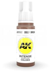 AK Interactive AK-Interactive - Acrylics 3rd generation Deep Brown 17ml - akrilfesték AK11102