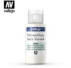 Vallejo Polyurethane Satin Varnish 60 ml - Poliuretán félfényes lakk 26652
