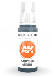 AK Interactive AK-Interactive - Acrylics 3rd generation Star Blue 17ml - akrilfesték AK11185