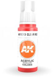 AK Interactive AK-Interactive - Acrylics 3rd generation Clear Red 17ml - akrilfesték AK11213