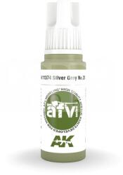 AK Interactive AK-Interactive - Acrylics 3rd generation Silver Grey No. 28 - akrilfesték AK11374