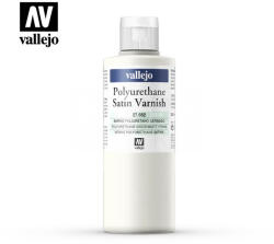 Vallejo Polyurethane Satin Varnish 200 ml - Poliuretán félfényes lakk 27652