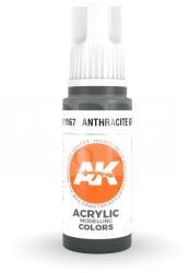 AK Interactive AK-Interactive - Acrylics 3rd generation Anthracite Grey 17ml - akrilfesték AK11167