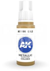 AK Interactive AK-Interactive - Acrylics 3rd generation Gold 17ml - akrilfesték AK11191