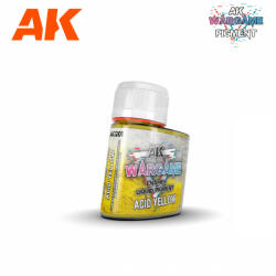 AK Interactive AK-Interactive - ACID YELLOW - ENAMEL LIQUID PIGMENT - Folyékony pigment - sav sárga 35 ml AK1201