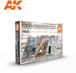 AK Interactive OLD & WEATHERED WOOD VOL 2 festékszett AK11674