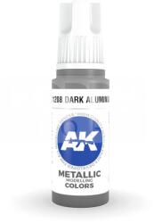 AK Interactive AK-Interactive - Acrylics 3rd generation Dark Aluminium 17ml - akrilfesték AK11208