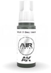 AK Interactive AK-Interactive Acrylics 3rd generation IJN D1 Deep Green Black AIR SERIES akrilfesték AK11893