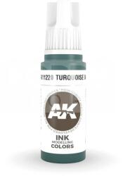 AK Interactive AK-Interactive - Acrylics 3rd generation Turquoise INK 17ml - akrilfesték AK11220