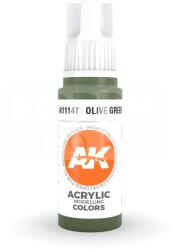 AK Interactive AK-Interactive - Acrylics 3rd generation Olive Green 17ml - akrilfesték AK11147